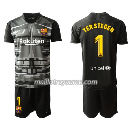 Tenue Enfant FC Barcelone Gardien TER STEGEN 1 IV 2019/2020 (+ Short)